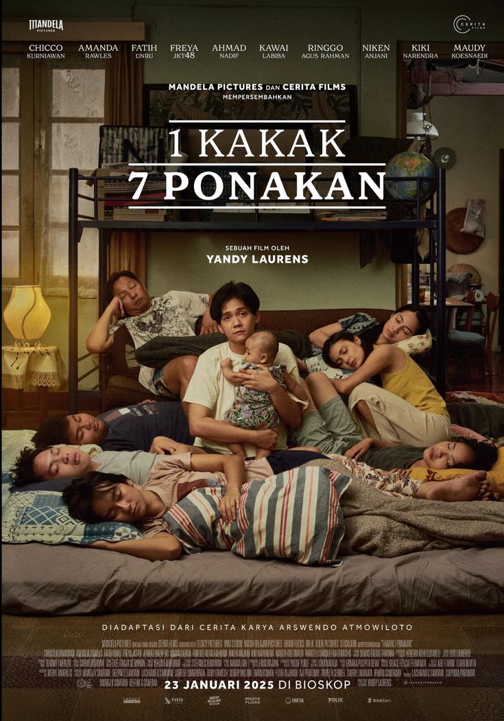 Poster 1 Kakak 7 Ponakan — Velora+
